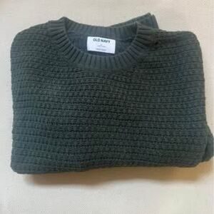 Dark green knit sweater Old Navy - cozy! Like new!